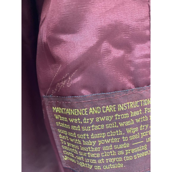 Aigner 100% Genuine Leather Lined Jacket Size 14 - Picture 5 of 10